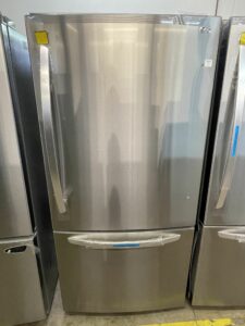 LRDCS2603DLG Appliances 26 cu. ft. Bottom Freezer Refrigerator - Westco  Home Furnishings