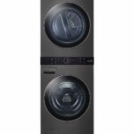 Single Unit Front Load LG WashTower with Center Control 4.5 cu. ft. Washer and 7.4 cu. ft. Electric Dryer