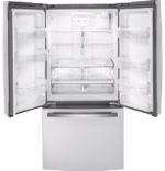 GE GE(R) ENERGY STAR(R) 18.6 Cu. Ft. Counter-Depth French-Door Refrigerator GWE19JYLFS (3)
