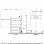 GE GE 6.2 cu. ft. Capacity Electric Dryer with Up To 120 ft. Venting and Shallow Depth GTX22EASKWW (8)