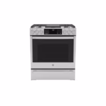 GE Profile GE Profile(TM) 30" Smart Slide-In Front-Control Gas Fingerprint Resistant Range with No Preheat Air Fry PGS930YPFS (15)