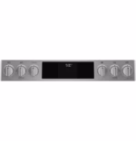 GE Profile GE Profile(TM) 30" Smart Slide-In Front-Control Gas Fingerprint Resistant Range with No Preheat Air Fry PGS930YPFS (6)