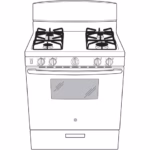 GE GE(R) 30" Free-Standing Front Control Gas Range JGBS10DEMBB (13)