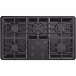 GE GE(R) 36" Built-In Gas Cooktop with Dishwasher-Safe Grates JGP3036DLBB