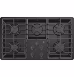 GE GE(R) 36" Built-In Gas Cooktop with Dishwasher-Safe Grates JGP3036DLBB