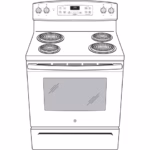 GE GE(R) ENERGY STAR(R) 30" Free-Standing Self-Clean Electric Range JB256DMWW (11)