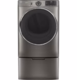 GE GE(R) ENERGY STAR(R) 7.8 cu. ft. Capacity Smart Front Load Electric Dryer with Steam and Sanitize Cycle GFD65ESPNSN (2)
