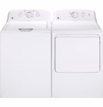 GE GE 6.2 cu. ft. Capacity Electric Dryer with Up To 120 ft. Venting and Shallow Depth GTX22EASKWW (3)
