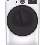 GE GE(R) ENERGY STAR(R) 7.8 cu. ft. Capacity Smart Front Load Electric Dryer with Sanitize Cycle GFD55ESSNWW