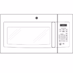 GE GE(R) 1.6 Cu. Ft. Over-the-Range Microwave Oven JVM3160DFWW (13)