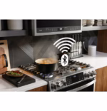 GE Profile GE Profile(TM) 30" Smart Slide-In Front-Control Gas Fingerprint Resistant Range with No Preheat Air Fry PGS930YPFS (11)