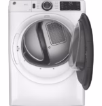 GE GE(R) ENERGY STAR(R) 7.8 cu. ft. Capacity Smart Front Load Electric Dryer with Sanitize Cycle GFD55ESSNWW (9)
