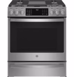 GE Profile GE Profile(TM) 30" Smart Slide-In Front-Control Gas Fingerprint Resistant Range with No Preheat Air Fry PGS930YPFS (2)