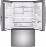 GE Profile GE Profile(TM) ENERGY STAR(R) 23.1 Cu. Ft. Counter-Depth Fingerprint Resistant French-Door Refrigerator PWE23KYNFS (4)