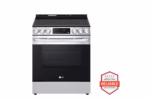 LG 6.3 cu. ft. Smart Wi-Fi Enabled Fan Convection Electric Slide-in Range with Air Fry & EasyClean(R) LSEL6333F