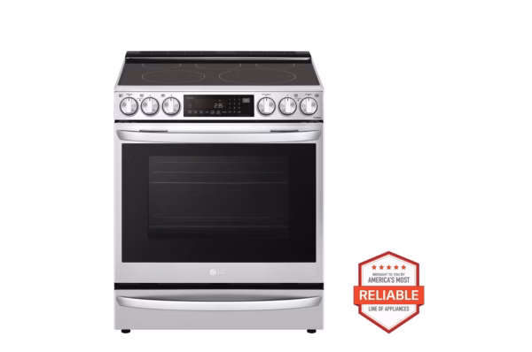 LG 6.3 cu. ft. Smart Wi-Fi Enabled ProBake Convection(R) InstaView(TM) Electric Slide-in Range with Air Fry LSEL6337F