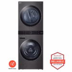 LG LG WashTower(TM) 4.5 cu. ft. Washer and 7.4 cu. ft. Electric Dryer - Black Steel WKEX200HBA