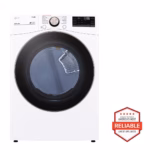 LG 7.4 cu. ft. Large Capacity Front Load Gas Dryer - White DLGX4001W
