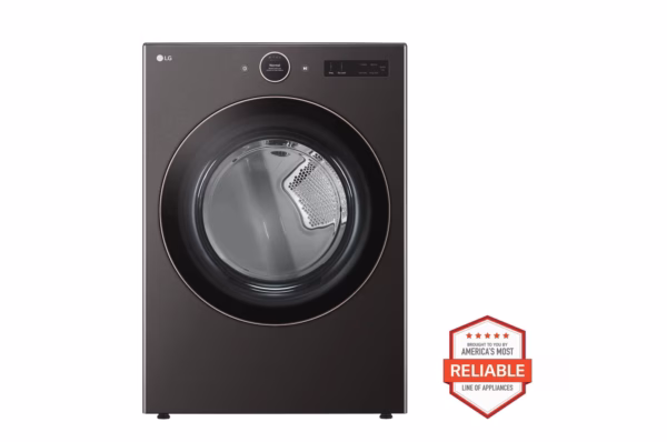 LG 7.4 cu. ft. Smart Front Load Gas Dryer with AI Sensor Dry & TurboSteam(TM) Technology DLGX6501B