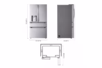 LG 29 cu. ft. Smart Standard-Depth MAX(TM) 4-Door French Door Refrigerator with Full-Convert Drawer(TM) LF29H8330S (6)