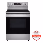 LG 6.3 cu. ft. Smart Wi-Fi Enabled Fan Convection Electric Range with Air Fry & EasyClean(R) LREL6323S