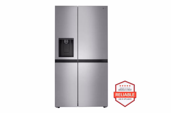 LG 27 cu. ft. Side-by-Side Refrigerator with Smooth Touch Ice Dispenser LRSXS2706V