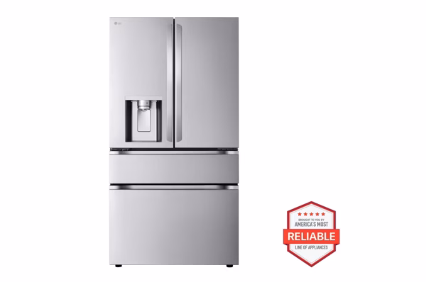 LG 29 cu. ft. Smart Standard-Depth MAX(TM) 4-Door French Door Refrigerator with Full-Convert Drawer(TM) LF29H8330S