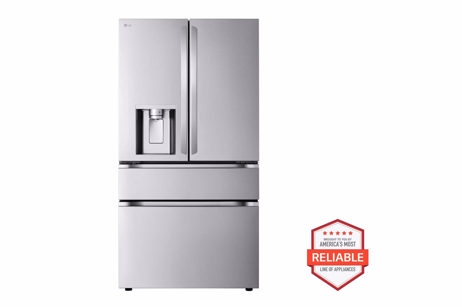 a4l-cover-a4l05nquuvw1 LG 29 cu. ft. Smart Standard-Depth MAX(TM) 4-Door French Door Refrigerator with Full-Convert Drawer(TM) LF29H8330S