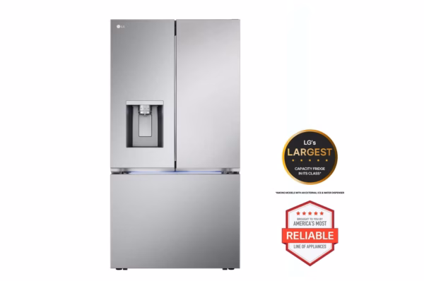 LG 31 cu. ft. Smart Standard-Depth MAX(TM) French Door Refrigerator with Four Types of Ice LRYXS3106S