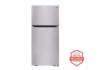 LG 20 cu. ft. 30 Inch Wide Top Freezer Refrigerator - Stainless Steel LTCS20020S