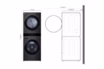 LG Single Unit Front Load LG WashTower(TM) with Center Control(R) 5.0 cu. ft. Washer & 7.4 cu. ft. Electric Dryer WKEX300HBA (5)