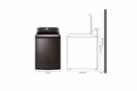 LG 5.5 cu. ft. Smart Wi-Fi Enabled Top Load Washer with Impeller & TurboWash3D(TM) Technology WT7900HBA (4)