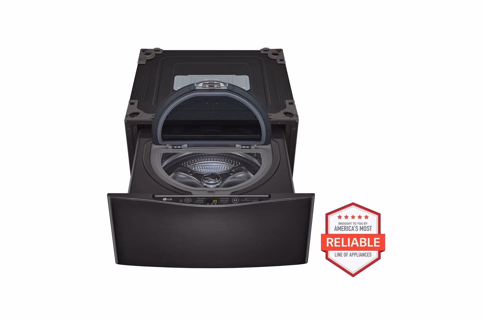 a4l-cover-a4lx8xtyonsq LG 1.0 cu. ft. LG SideKick(TM) Pedestal Washer, LG TWINWash(TM) Compatible WD200CB