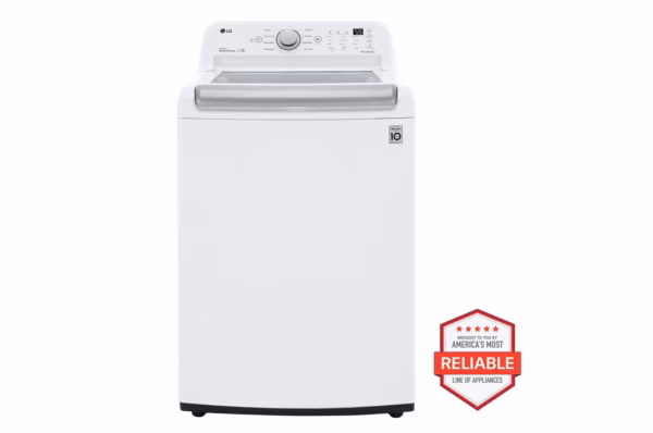LG 5.0 cu. ft. Mega Capacity Top Load Washer with TurboDrum(TM) - White WT7150CW