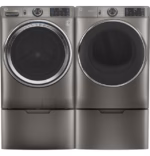 GE GE(R) ENERGY STAR(R) 7.8 cu. ft. Capacity Smart Front Load Electric Dryer with Steam and Sanitize Cycle GFD65ESPNSN (7)