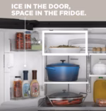GE GE(R) ENERGY STAR(R) 20.6 Cu. Ft. Fingerprint Resistant Counter-Depth French-Door Refrigerator GYE21JYMFS (7)