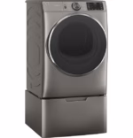 GE GE(R) ENERGY STAR(R) 7.8 cu. ft. Capacity Smart Front Load Electric Dryer with Steam and Sanitize Cycle GFD65ESPNSN (4)