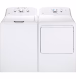 GE GE 6.2 cu. ft. Capacity Electric Dryer with Up To 120 ft. Venting and Shallow Depth GTX33EASKWW (4)