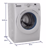 GE GE(R) ENERGY STAR(R) 4.6 cu. ft. Capacity Smart Front Load Washer with UltraFresh Vent System with OdorBlock(TM) GFW350SSYWW (12)