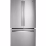 GE GE(R) ENERGY STAR(R) 21.9 Cu. Ft. Fingerprint Resistant Counter-Depth French-Door Refrigerator GWE22JYMFS