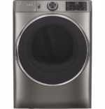 GE GE(R) ENERGY STAR(R) 7.8 cu. ft. Capacity Smart Front Load Electric Dryer with Steam and Sanitize Cycle GFD65ESPNSN