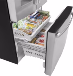 GE GE(R) ENERGY STAR(R) 20.6 Cu. Ft. Fingerprint Resistant Counter-Depth French-Door Refrigerator GYE21JYMFS (6)