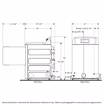 GE GE(R) 7.2 cu. ft. Capacity aluminized alloy drum Electric Dryer with Sensor Dry GTD45EASJWS (14)