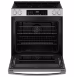GE GE(R) ENERGY STAR(R) 30" Slide-In Electric Convection Range with No Preheat Air Fry and EasyWash(TM) Oven Tray GRS600AVFS (5)