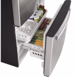GE GE(R) ENERGY STAR(R) 18.6 Cu. Ft. Counter-Depth French-Door Refrigerator GWE19JYLFS (8)