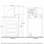GE Profile GE Profile(TM) ENERGY STAR(R) 5.3 cu. ft. Capacity Washer with Smarter Wash Technology and FlexDispense(TM) PTW705BSTWS (8)