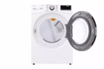 LG 7.4 cu. ft. Large Capacity Front Load Gas Dryer - White DLGX4001W (10)