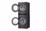 LG LG WashTower(TM) 4.5 cu. ft. Washer and 7.4 cu. ft. Electric Dryer - Black Steel WKEX200HBA (8)