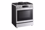 LG 6.3 cu. ft. Smart Wi-Fi Enabled ProBake Convection(R) InstaView(R) Gas Slide-In Range with Air Fry LSGL6335F (4)