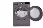 LG 4.2 cu. ft. Smart Wi-Fi Enabled Compact Front Load Dryer with Dual Inverter HeatPump(TM) Technology DLHC1455V (8)